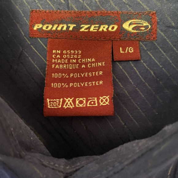 Point Zero long sleeve shirt in blue, size L - Picture 5 of 5
